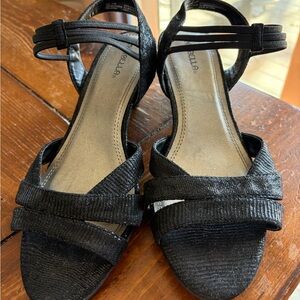 Marbella Black Strappy Women's Sandals